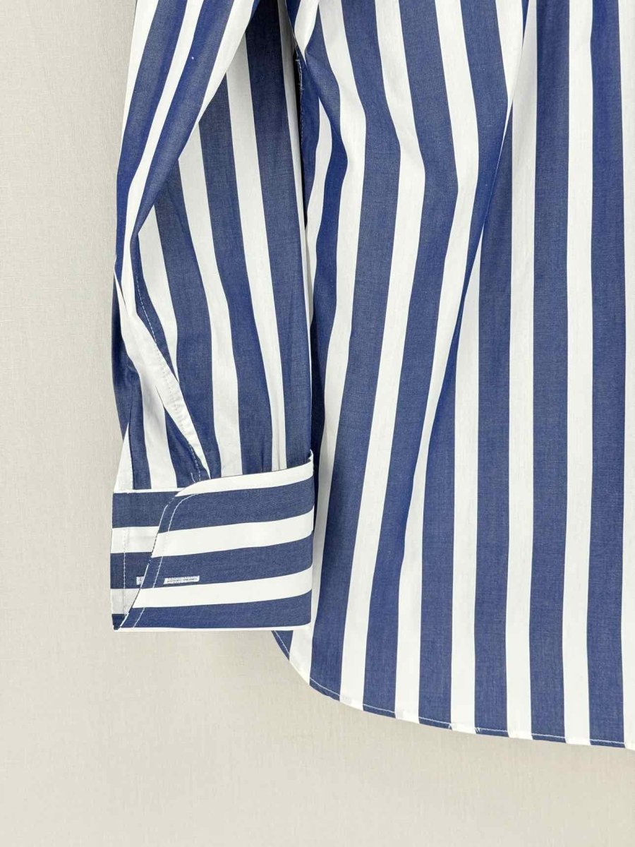 Pre - loved WOERA Navy & White Striped Size Small Outfit Set at Reems Closet