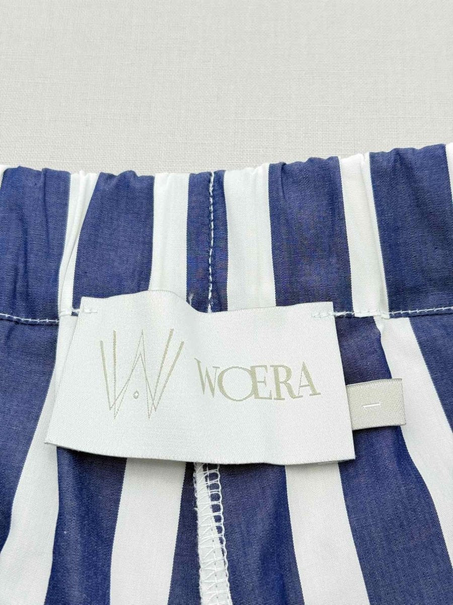Pre - loved WOERA Navy & White Striped Size Small Outfit Set at Reems Closet