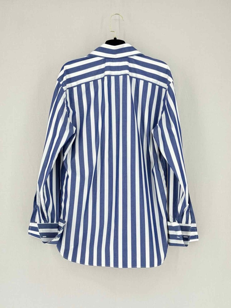 Pre - loved WOERA Navy & White Striped Size Small Outfit Set at Reems Closet