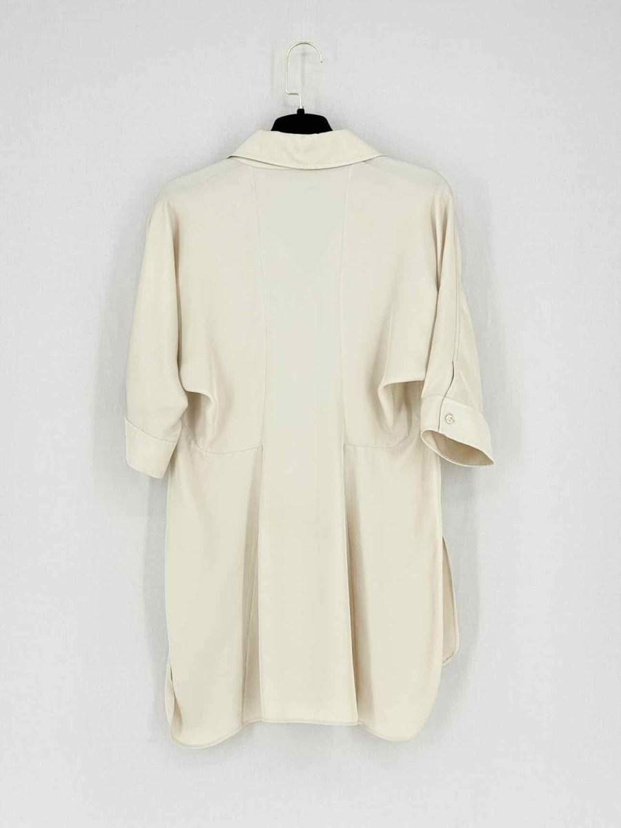 Pre - loved YSL Beige Size US 2 Blouse at Reems Closet