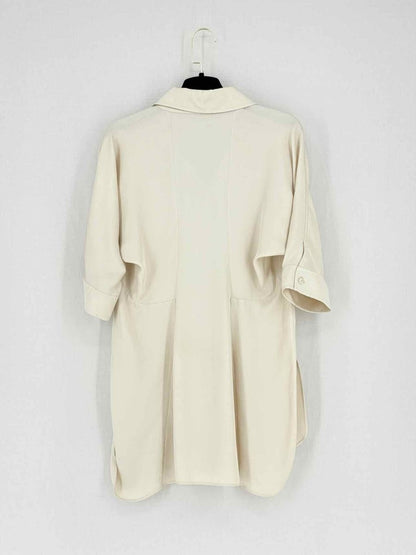 Pre - loved YSL Beige Size US 2 Blouse at Reems Closet