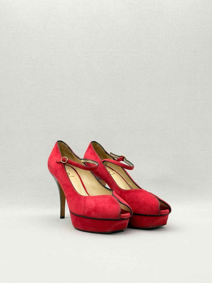 Pre-loved YSL Red Size EU 40 Mary Janes at Reems Closet