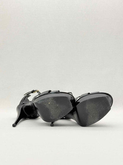 Pre-loved YSL Tribute Black Size EU 40 Platform Sandals at Reems Closet