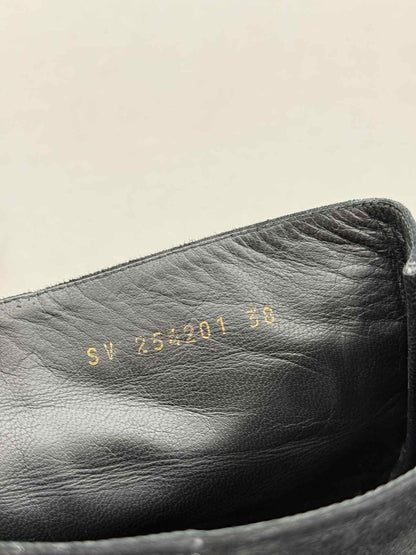 Pre - loved YVES SAINT LAURENT Black Size EU 38 Knee High Boots at Reems Closet