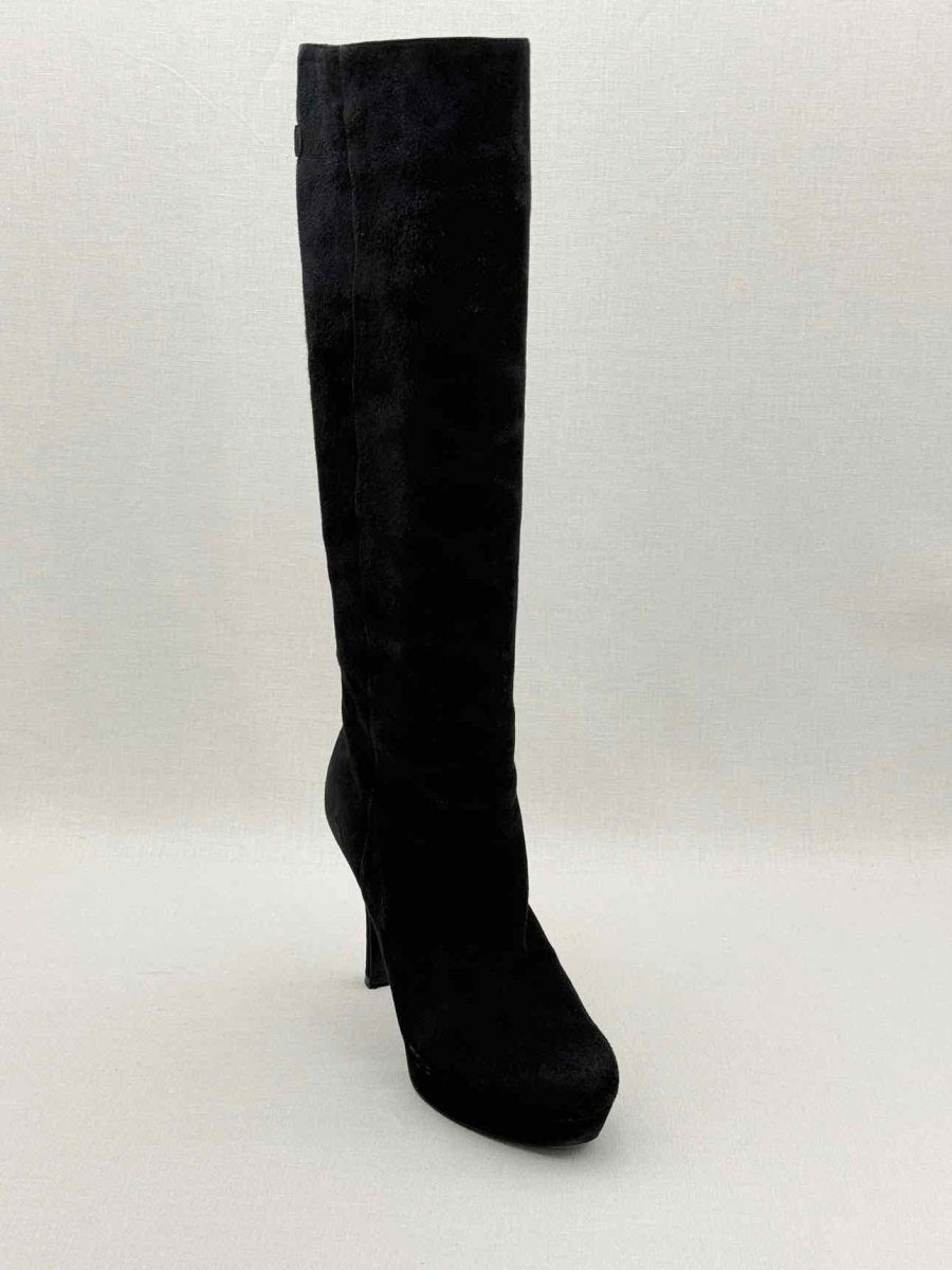 Pre - loved YVES SAINT LAURENT Black Size EU 38 Knee High Boots at Reems Closet