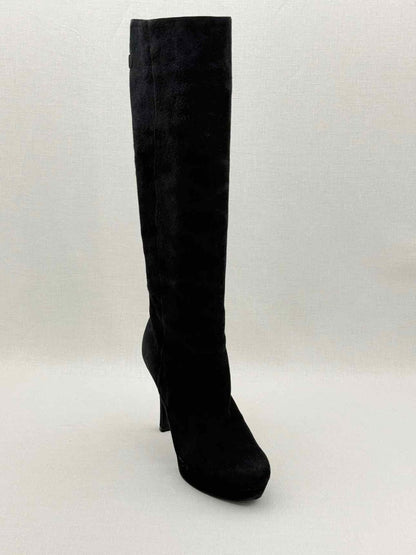 Pre - loved YVES SAINT LAURENT Black Size EU 38 Knee High Boots at Reems Closet