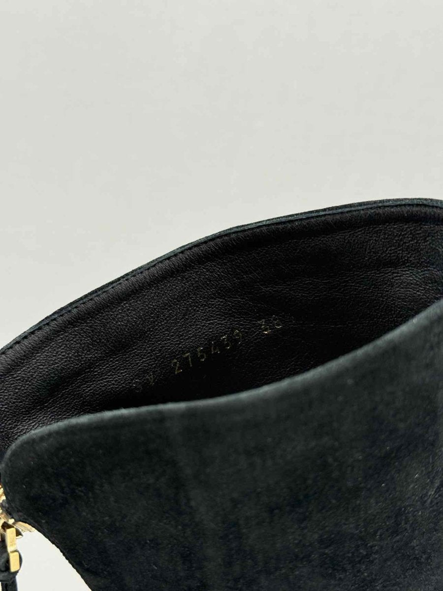 Pre - loved YVES SAINT LAURENT Black Size EU 38.5 Boots at Reems Closet