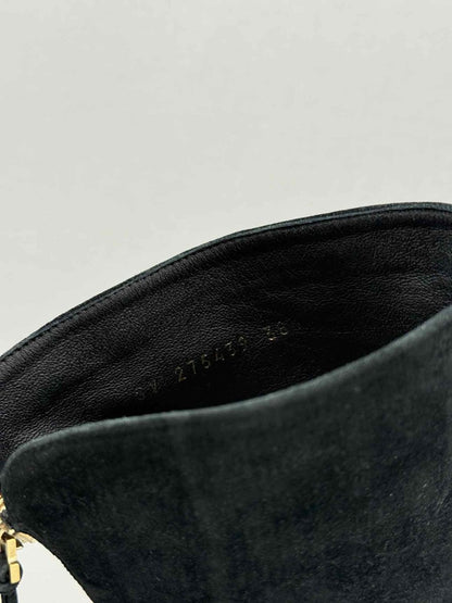 Pre - loved YVES SAINT LAURENT Black Size EU 38.5 Boots at Reems Closet