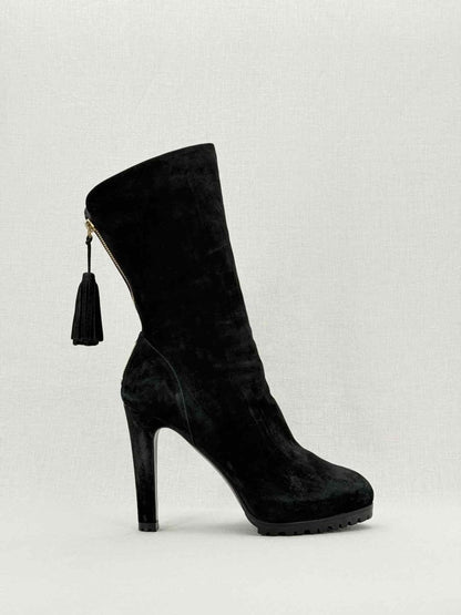 Pre - loved YVES SAINT LAURENT Black Size EU 38.5 Boots at Reems Closet