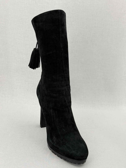 Pre - loved YVES SAINT LAURENT Black Size EU 38.5 Boots at Reems Closet