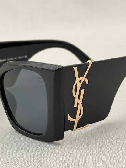 Pre - loved YVES SAINT LAURENT Black Sunglasses at Reems Closet