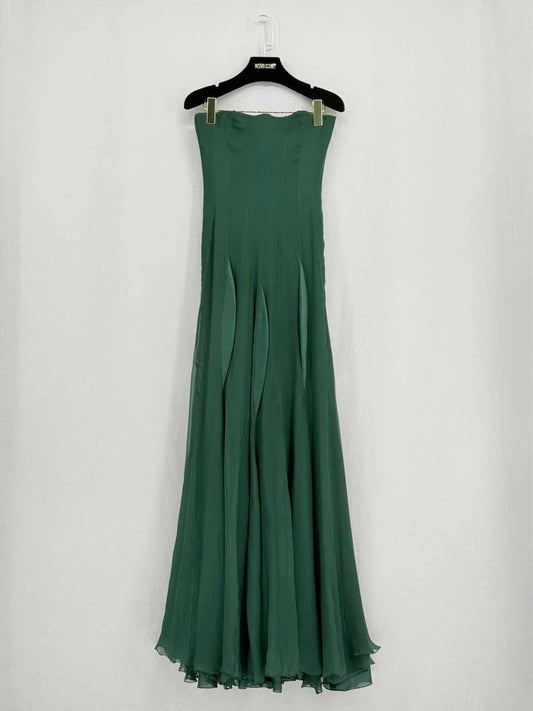 Pre - loved YVES SAINT LAURENT Bodice Panel Size US 6 Long Dress at Reems Closet