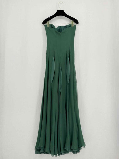 Pre - loved YVES SAINT LAURENT Bodice Panel Size US 6 Long Dress at Reems Closet