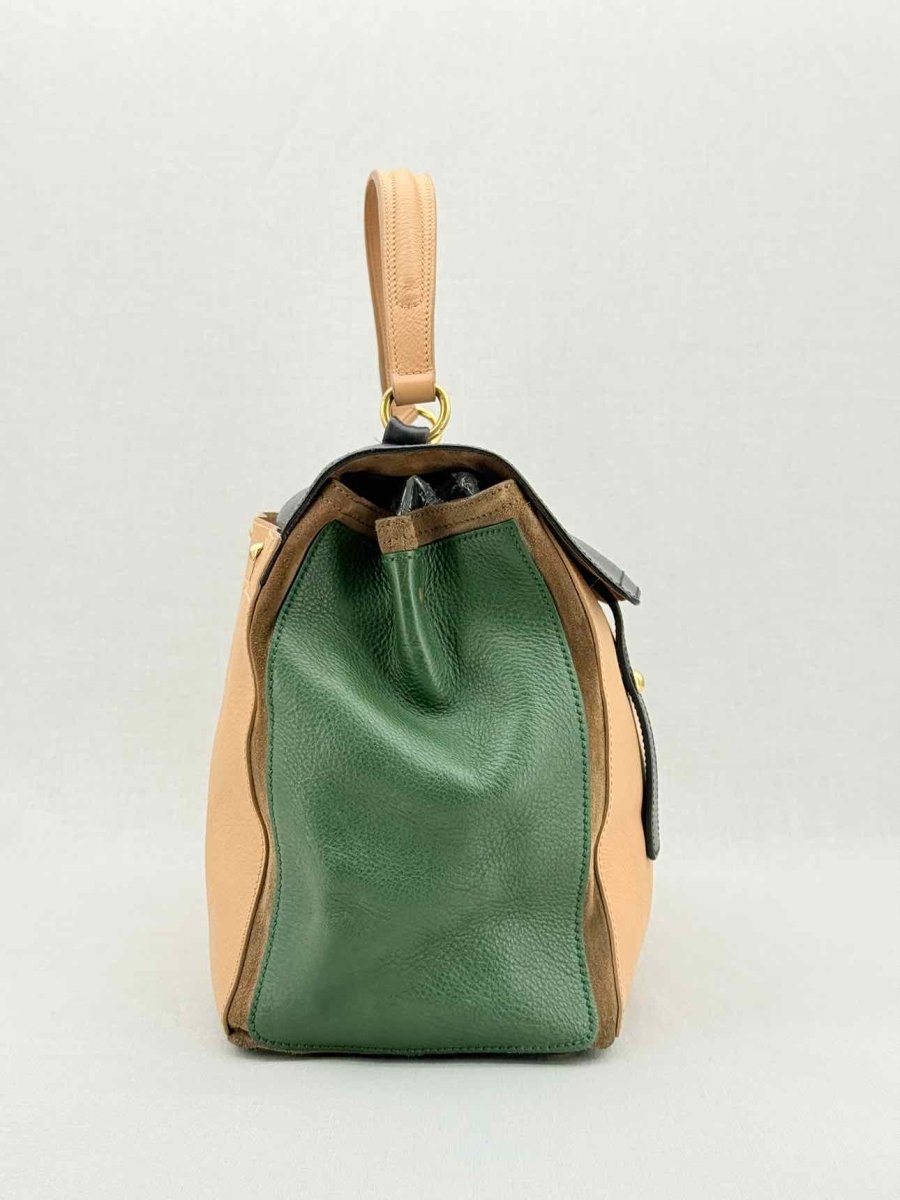 Pre - loved YVES SAINT LAURENT Muse Tricolor Top Handle at Reems Closet