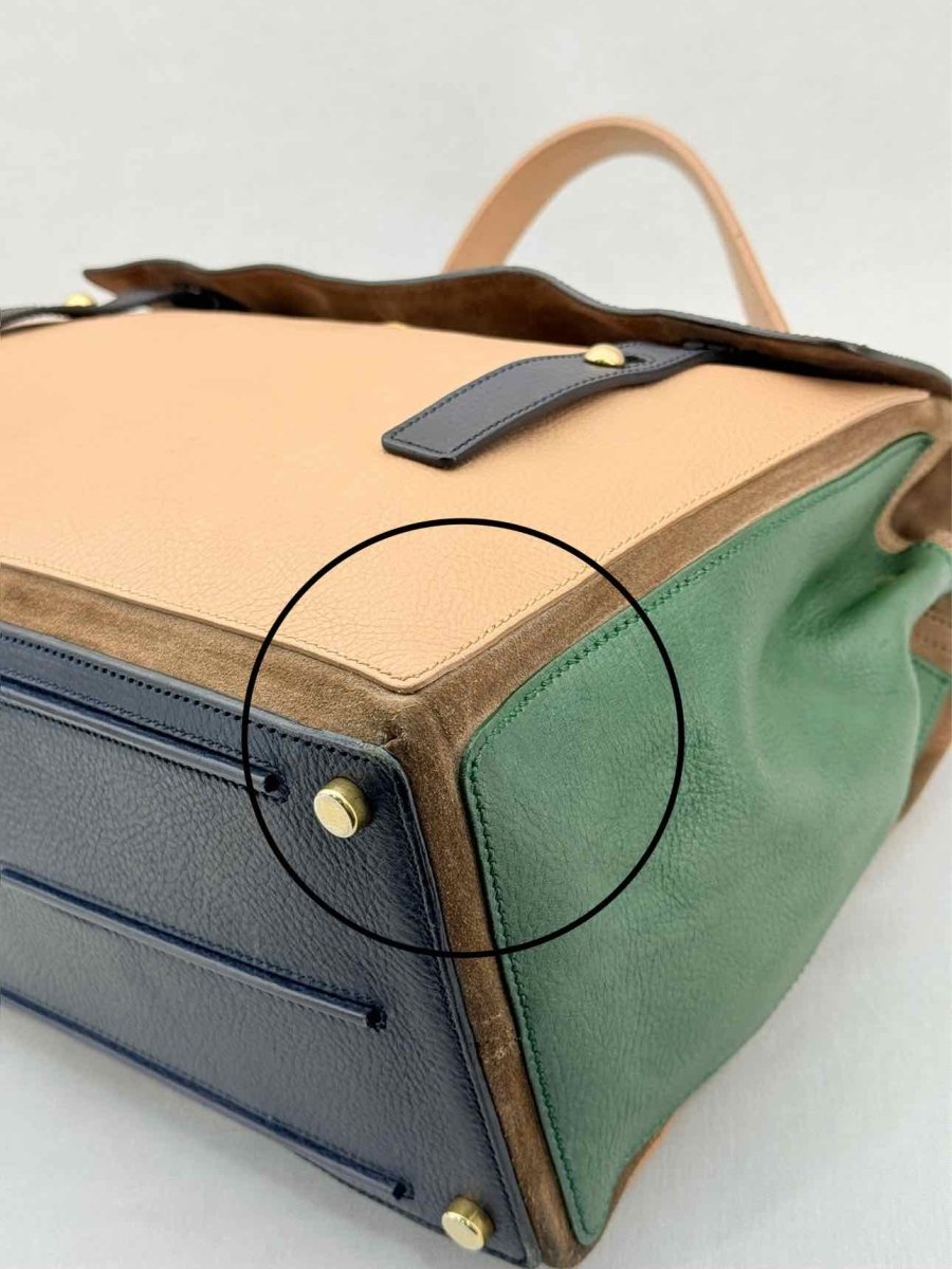 Pre - loved YVES SAINT LAURENT Muse Tricolor Top Handle at Reems Closet