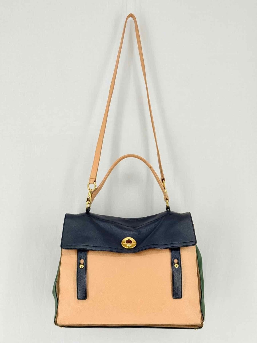 Pre - loved YVES SAINT LAURENT Muse Tricolor Top Handle at Reems Closet