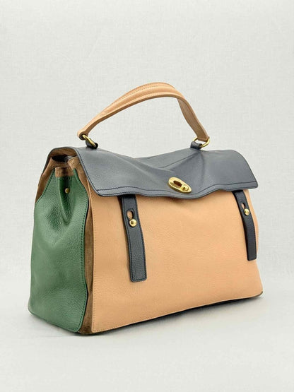 Pre - loved YVES SAINT LAURENT Muse Tricolor Top Handle at Reems Closet