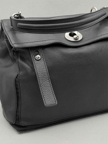 Pre-loved YVES SAINT LAURENT Muse Two Black Top Handle at Reems Closet