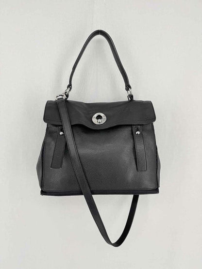 Pre-loved YVES SAINT LAURENT Muse Two Black Top Handle at Reems Closet