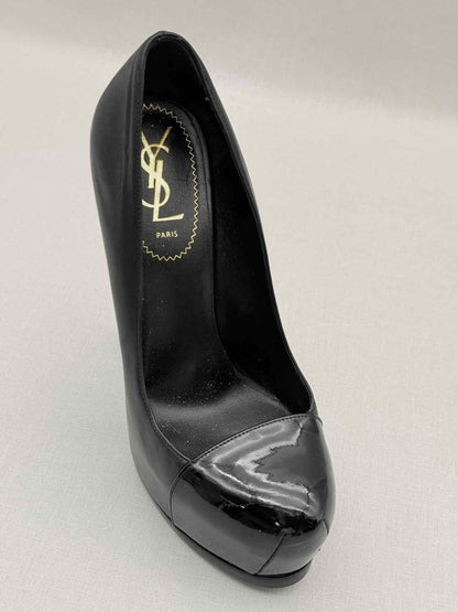 Pre - loved YVES SAINT LAURENT Tribute Black Size EU 37.5 Pumps at Reems Closet
