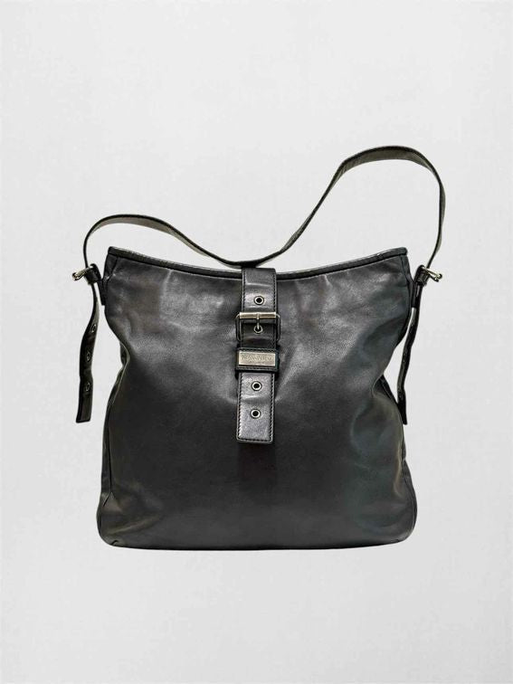 Pre-loved YVES SAINT LAURENT Vintage Black Shoulder Bag at Reems Closet