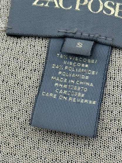 Pre - loved ZAC POSEN Black & Beige Size Small Cardigan at Reems Closet