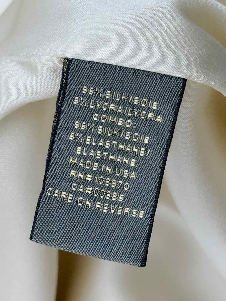 Pre-loved ZAC POSEN Cream Size US 4 Long Dress at Reems Closet