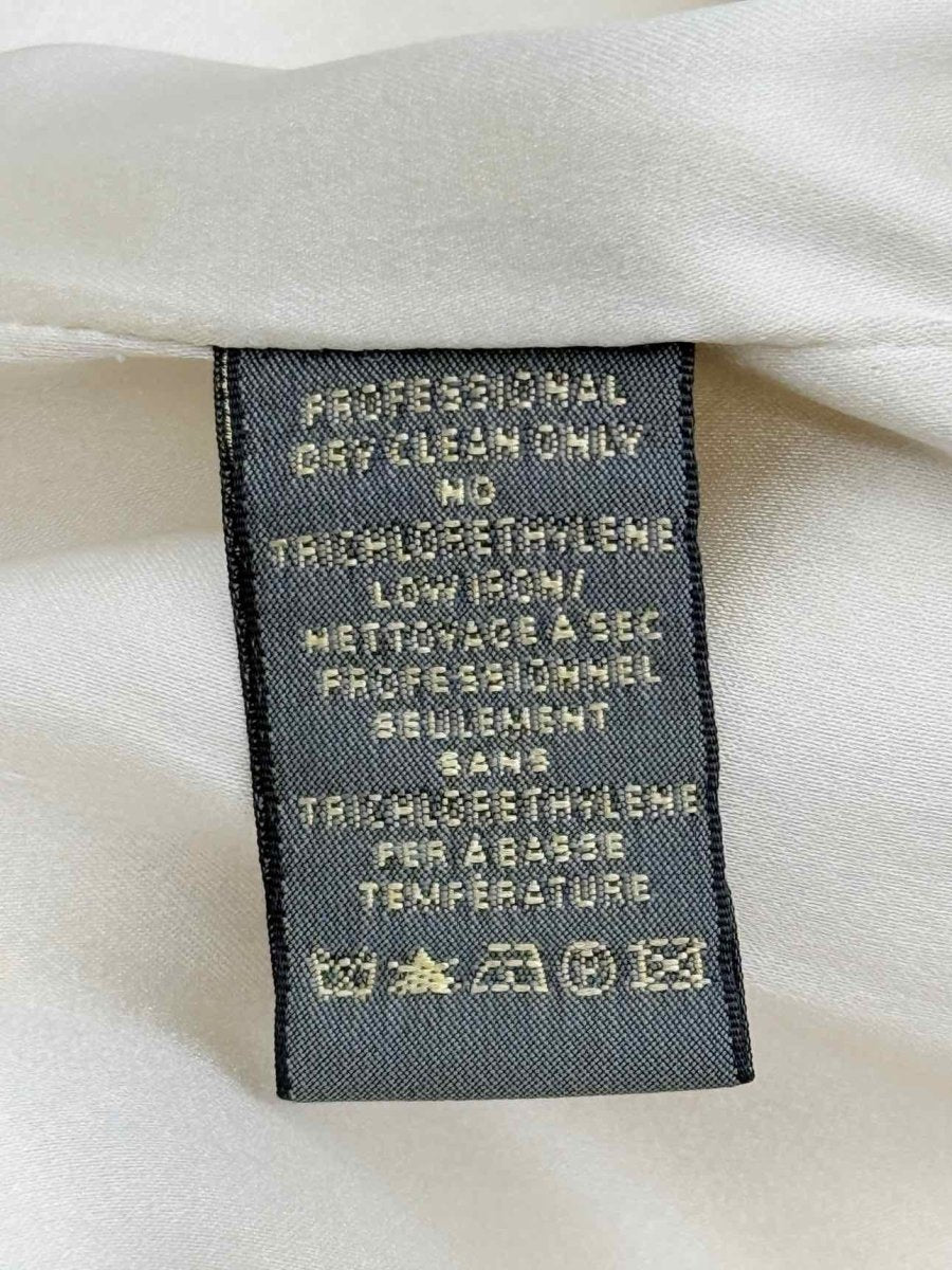 Pre-loved ZAC POSEN Cream Size US 4 Long Dress at Reems Closet