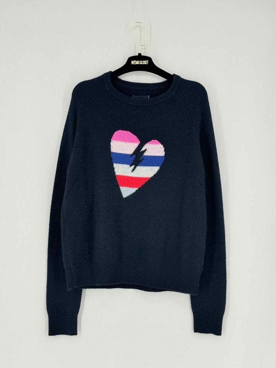 Pre - loved ZADIG & VOLTAIRE baly bis Black Size Large Jumper at Reems Closet