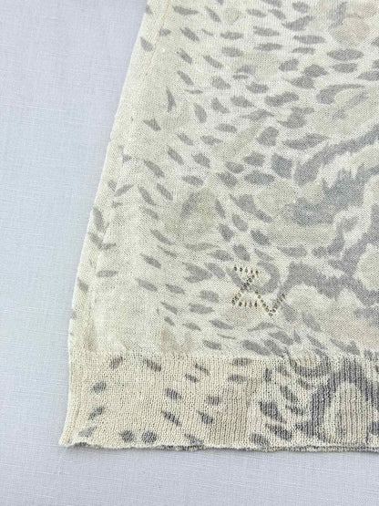 Pre - loved ZADIG & VOLTAIRE Beige & Brown Size Small Cardigan at Reems Closet