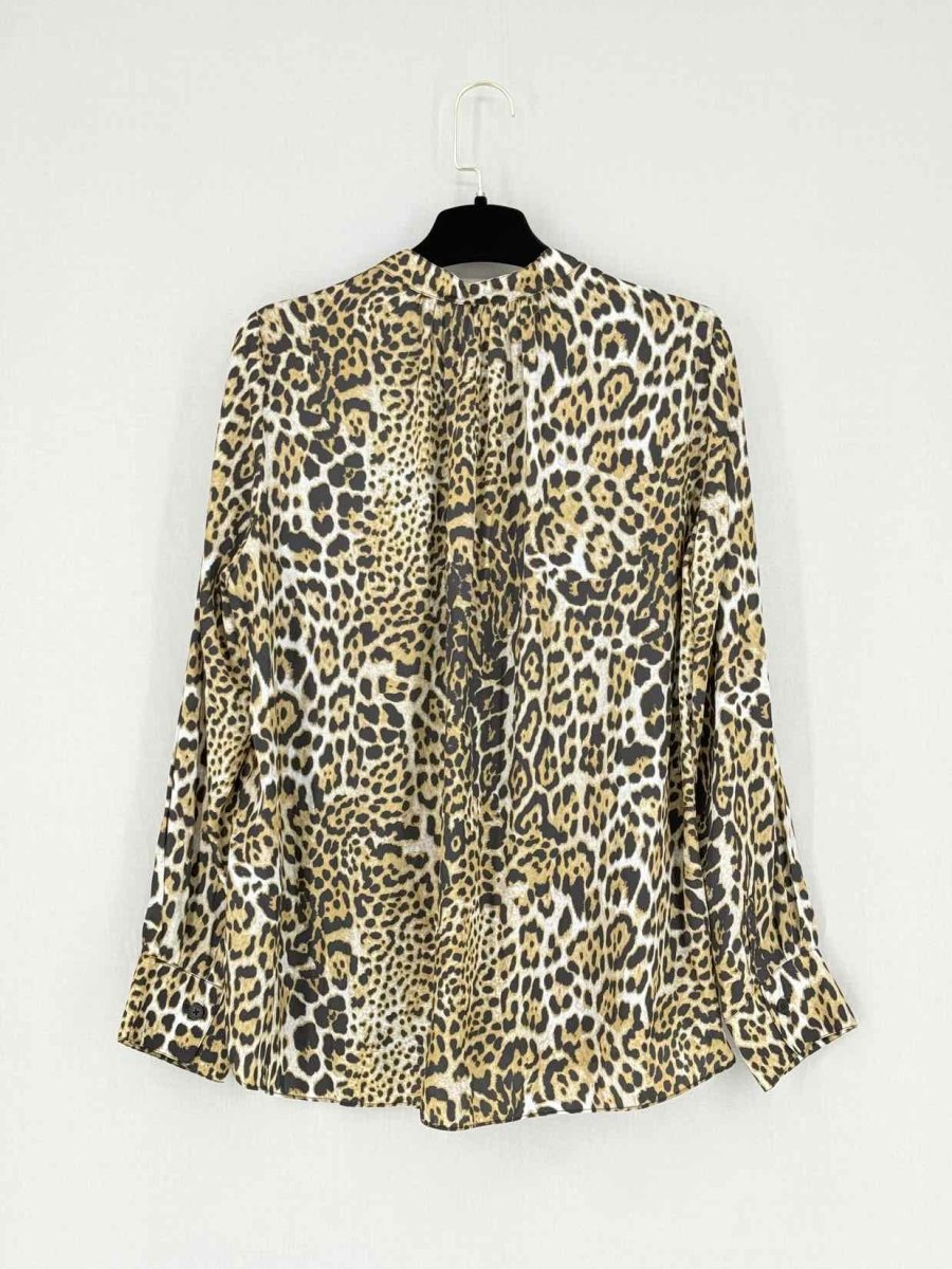 Pre - loved ZADIG & VOLTAIRE Beige Multicolor Size Medium Blouse at Reems Closet