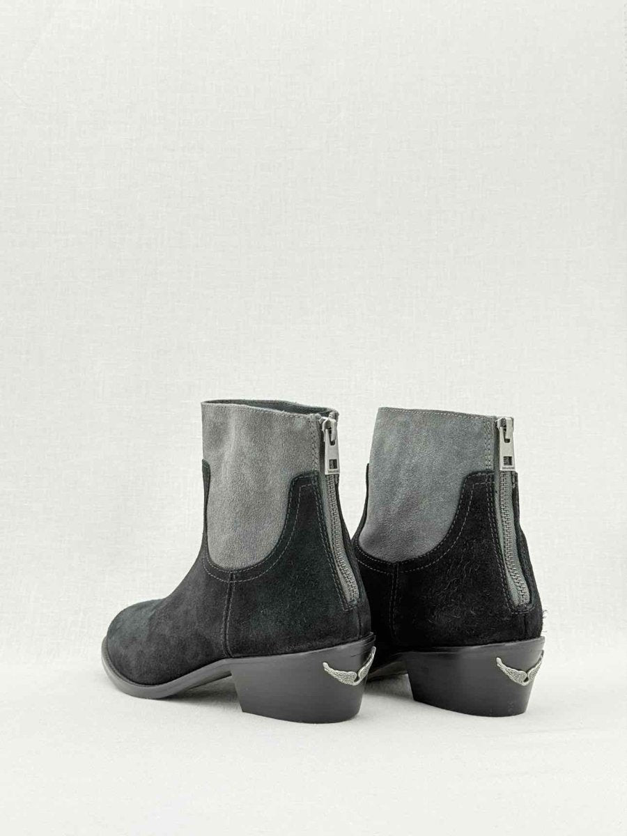 Pre - loved ZADIG & VOLTAIRE Black Size EU 36 Ankle Boots at Reems Closet