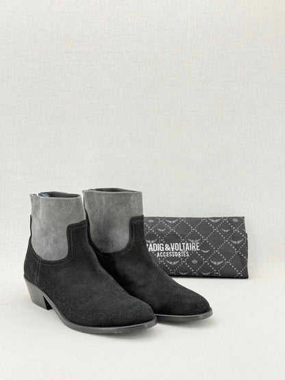 Pre - loved ZADIG & VOLTAIRE Black Size EU 36 Ankle Boots at Reems Closet