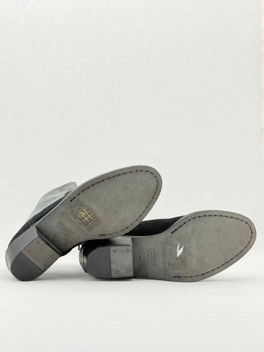 Pre - loved ZADIG & VOLTAIRE Black Size EU 36 Ankle Boots at Reems Closet