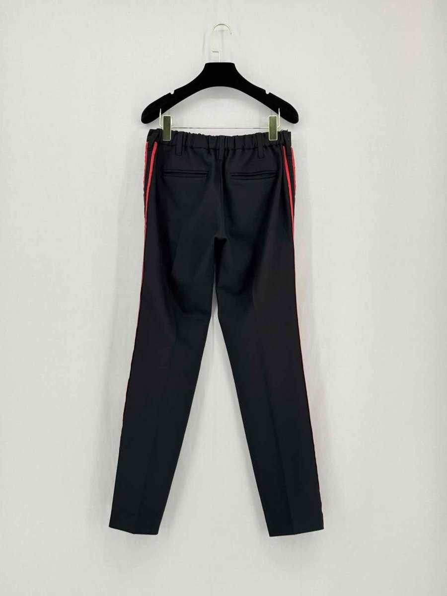 Pre - loved ZADIG & VOLTAIRE Black w/ Red Panel Size 26 Pants at Reems Closet