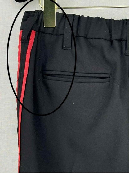 Pre - loved ZADIG & VOLTAIRE Black w/ Red Panel Size 26 Pants at Reems Closet