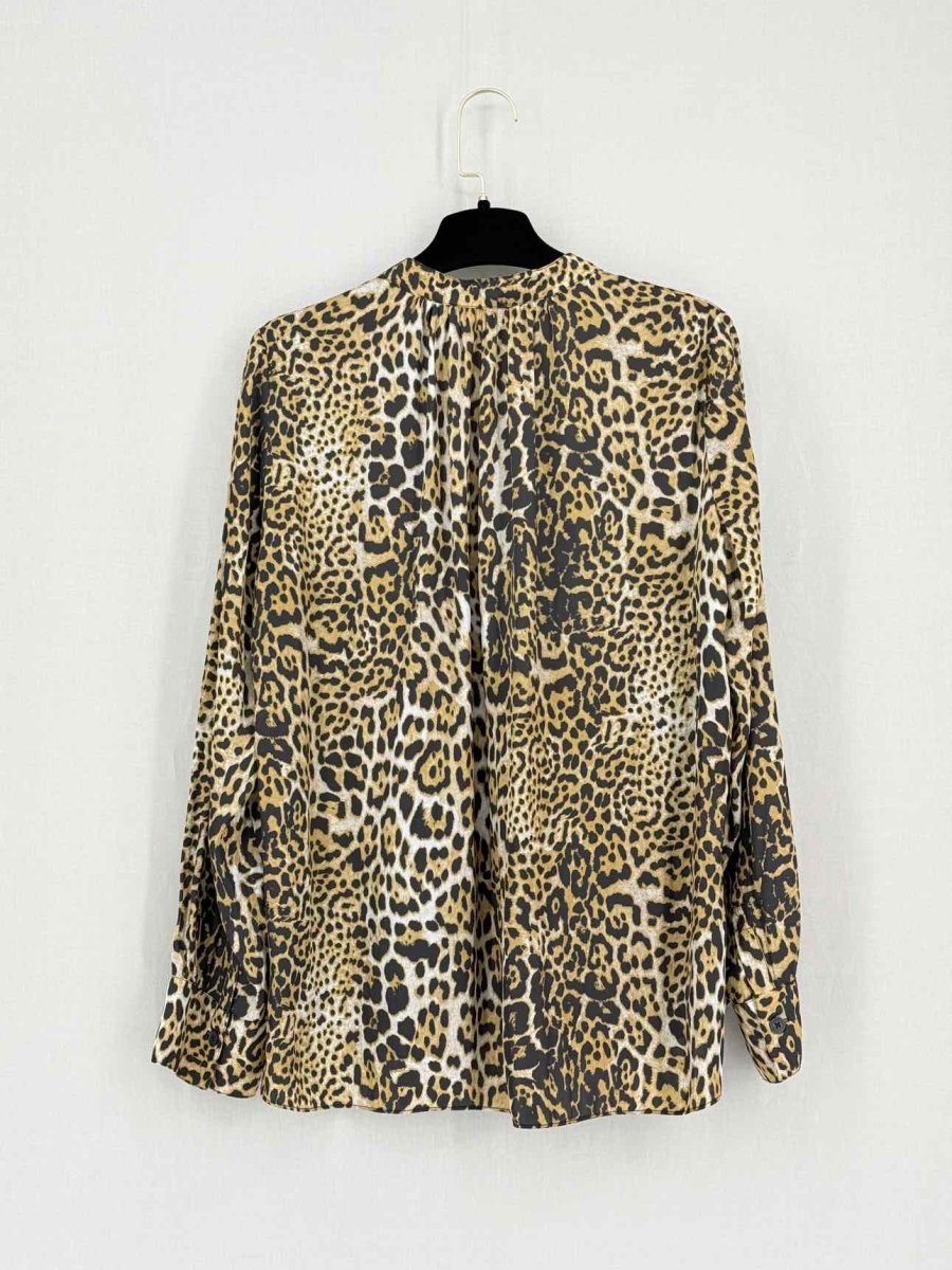 Pre-loved ZADIG & VOLTAIRE Brown & Black Size Medium Blouse at Reems Closet