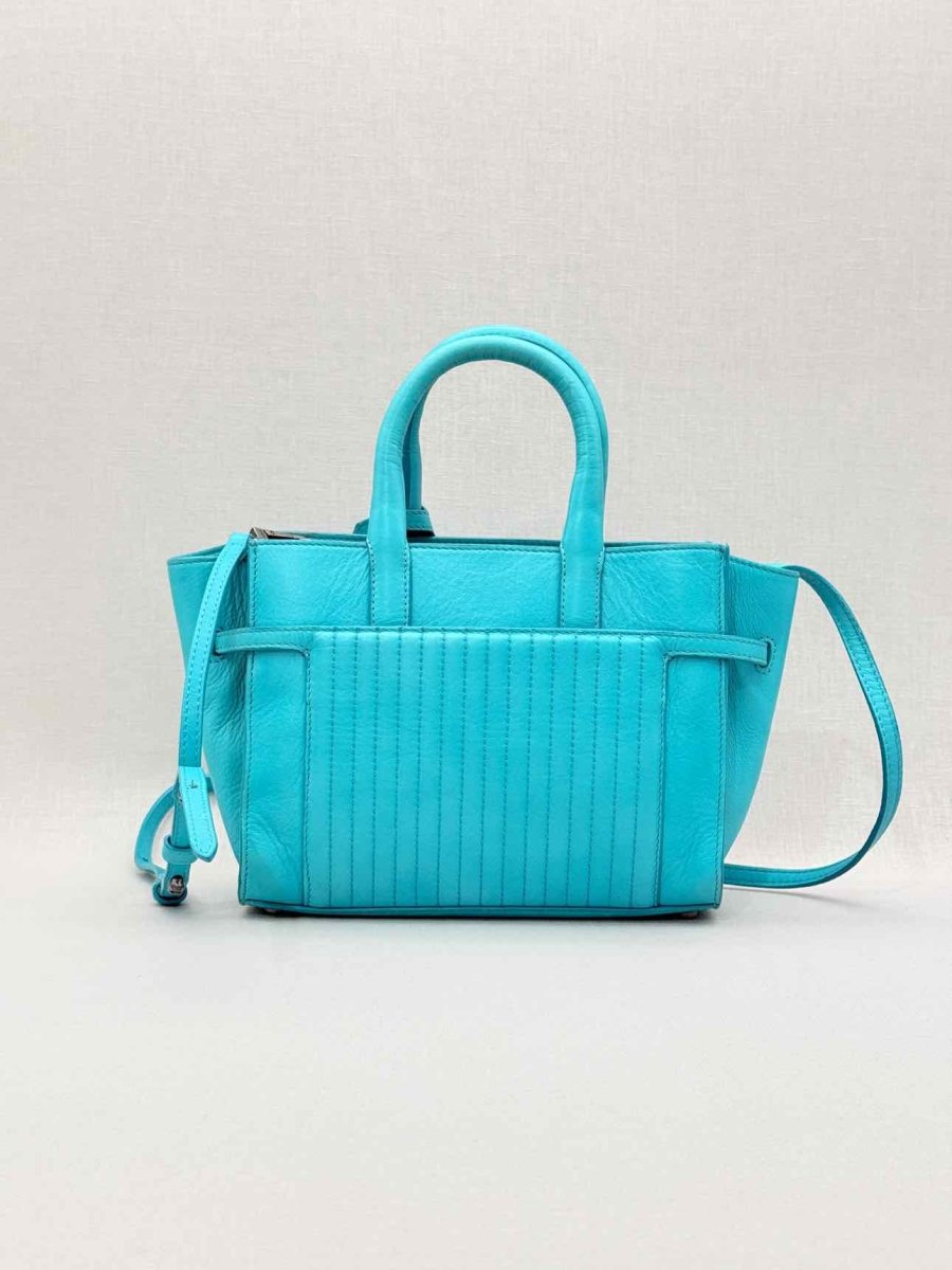 Pre - loved ZADIG & VOLTAIRE Candide Blue Top Handle at Reems Closet