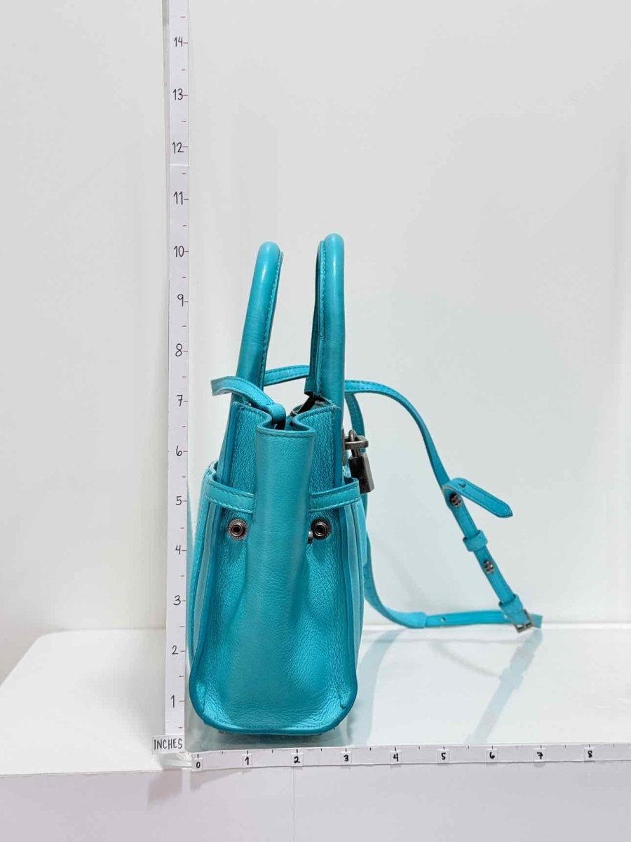 Pre - loved ZADIG & VOLTAIRE Candide Blue Top Handle at Reems Closet