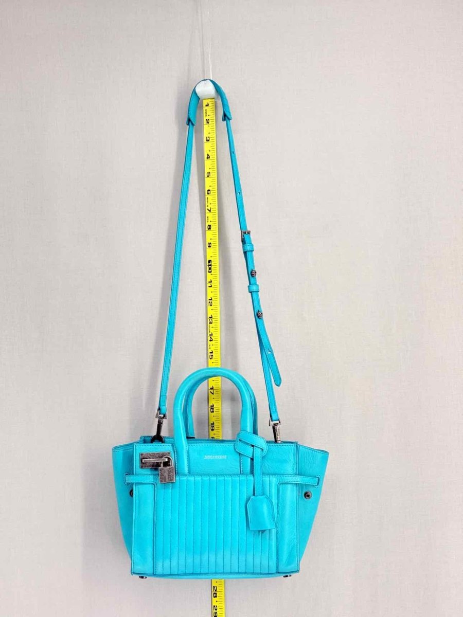Pre - loved ZADIG & VOLTAIRE Candide Blue Top Handle at Reems Closet
