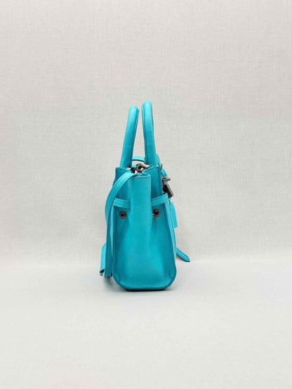 Pre - loved ZADIG & VOLTAIRE Candide Blue Top Handle at Reems Closet