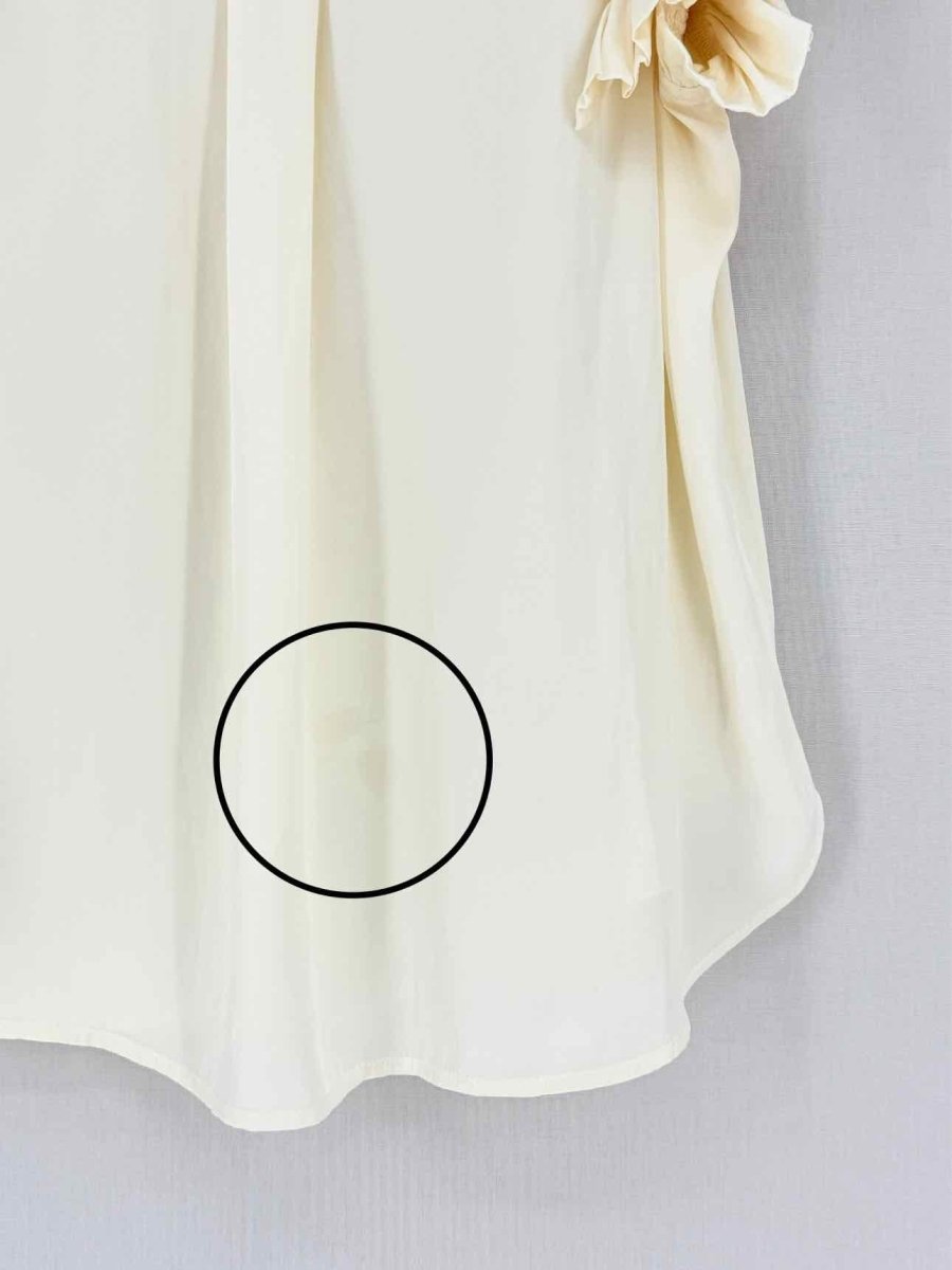 Pre - loved ZADIG & VOLTAIRE Cream Size Large Blouse at Reems Closet
