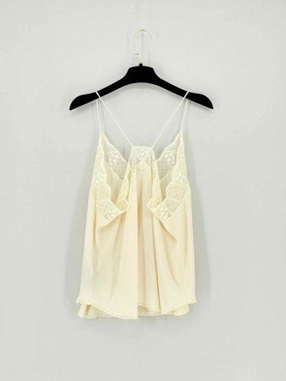 Pre - loved ZADIG & VOLTAIRE Cream Size Large Camisole at Reems Closet