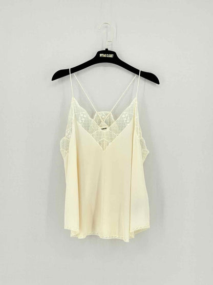 Pre - loved ZADIG & VOLTAIRE Cream Size Large Camisole at Reems Closet
