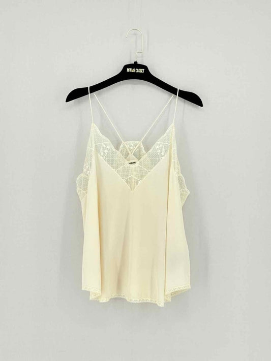 Pre - loved ZADIG & VOLTAIRE Cream Size Large Camisole at Reems Closet