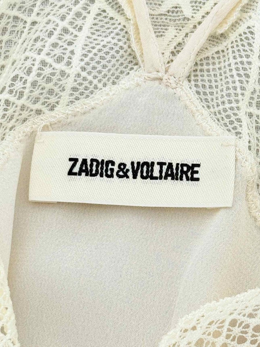 Pre - loved ZADIG & VOLTAIRE Cream Size Large Camisole at Reems Closet