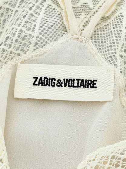 Pre - loved ZADIG & VOLTAIRE Cream Size Large Camisole at Reems Closet