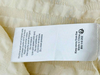 Pre - loved ZADIG & VOLTAIRE Cream Size Medium Midi Dress at Reems Closet