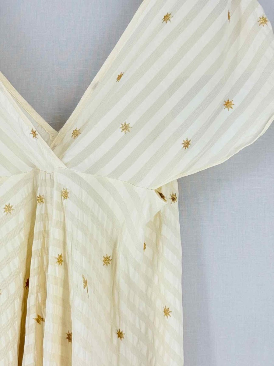 Pre - loved ZADIG & VOLTAIRE Cream Size Medium Midi Dress at Reems Closet