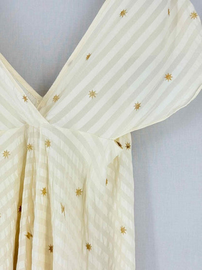 Pre - loved ZADIG & VOLTAIRE Cream Size Medium Midi Dress at Reems Closet